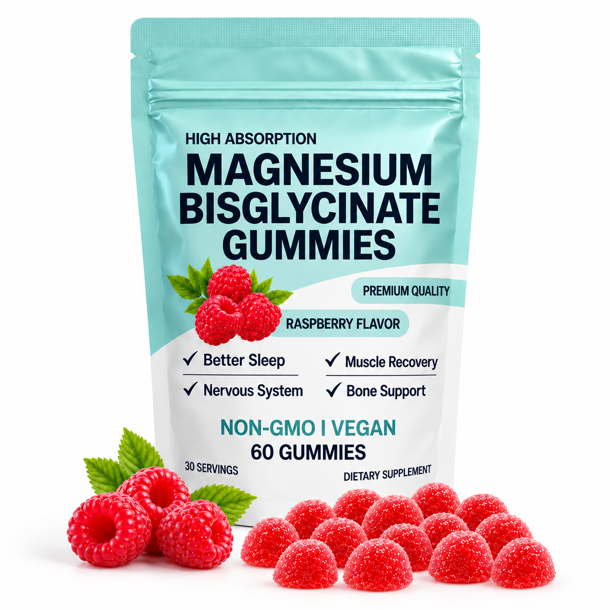 1 pack of magnesium gummies